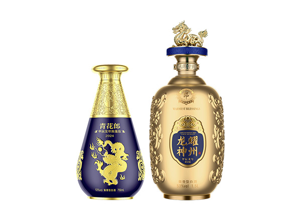 长寿​青花郎酒龙年生肖酒回收