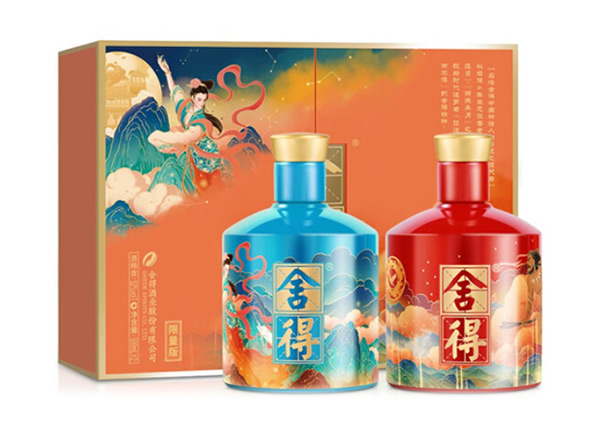 长寿舍得酒回收艺术·舍得（追天者 夸父+嫦娥）行情价格