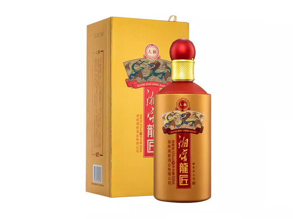 长寿回收湘窖龍匠人和酱香型白酒53度500ml礼盒湘窖酒龙匠人和收购行情价格