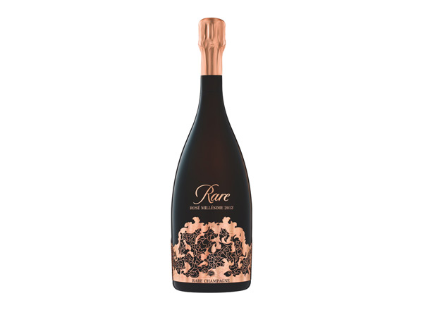 长寿白雪香槟回收稀露香槟黑钻年份桃红香槟Rare Rose（礼盒装）