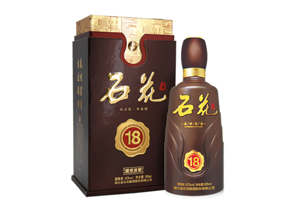 长寿石花盛世浓香18年回收石花十八年份酒行情价格