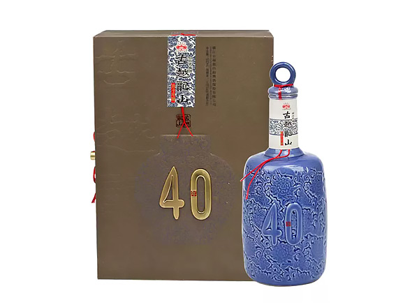 长寿古越龙山40年黄酒回收古越龙山四十年陈酿花雕酒