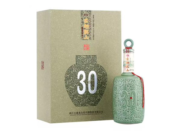 长寿古越龙山30年黄酒回收古越龙山三十年陈酿花雕酒