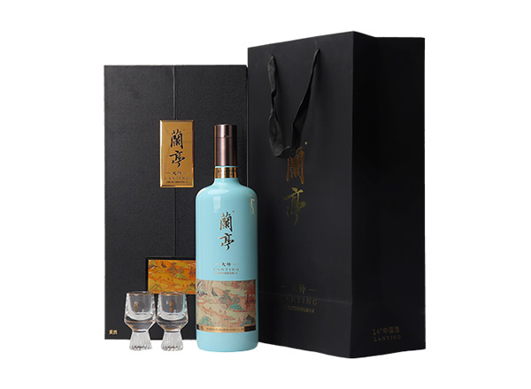长寿会稽山黄酒回收兰亭大师三十年陈酿1L礼盒装绍兴黄酒