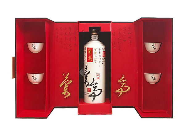 长寿会稽山黄酒回收大师兰亭三十年陈酿1L商务版礼盒装