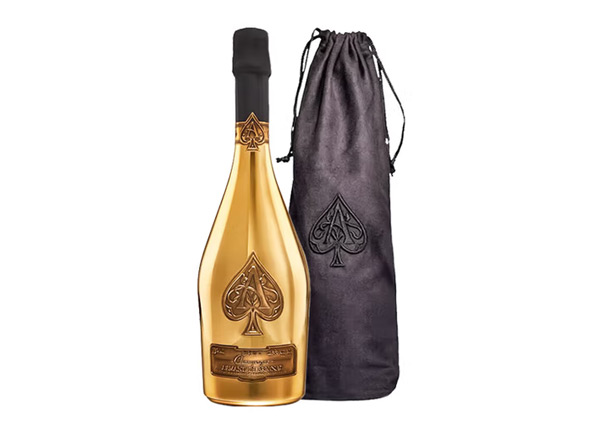 长寿黑桃A香槟回收黑桃A黄金香槟金色瓶Armand de Brignac Brut