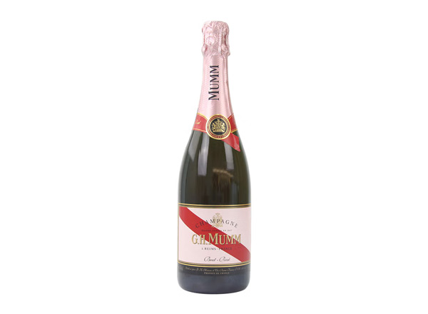 长寿回收​玛姆红带香槟老款桃红玫瑰粉红玛姆香槟酒G.H. Mumm Brut Rose